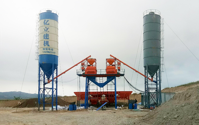 HZS35混凝土攪拌站設(shè)備廠家 JS750攪拌主機(jī)應(yīng)用中