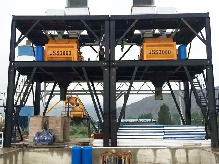 雙180混凝土攪拌站攪拌機(jī)